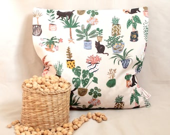 Cherry Stone Pillow "Cats" - Reusable / Microwaveable / Heat Pack / Ice Pack / Heating Pad / Wheat bag  / Hot water bottle / Warmer