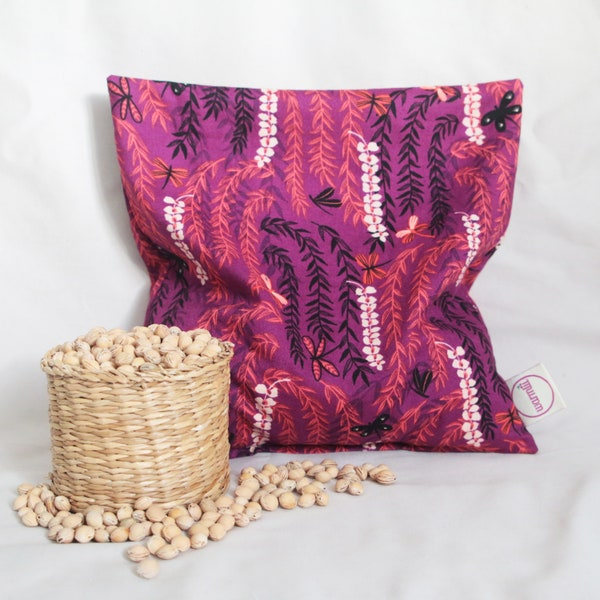 Cherry Stone Pillow "Willow" - Reusable / Microwavable / Heat Pack / Ice Pack / Heating Pad / Wheat bag  / Hot water bottle / Plants