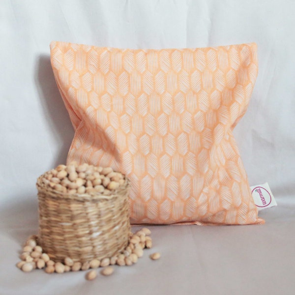 Cherry Stone Pillow "Peach" - Reusable / Microwaveable / Heat Pack / Ice Pack / Heating Pad / Wheat bag  / Hot water bottle / Warmer