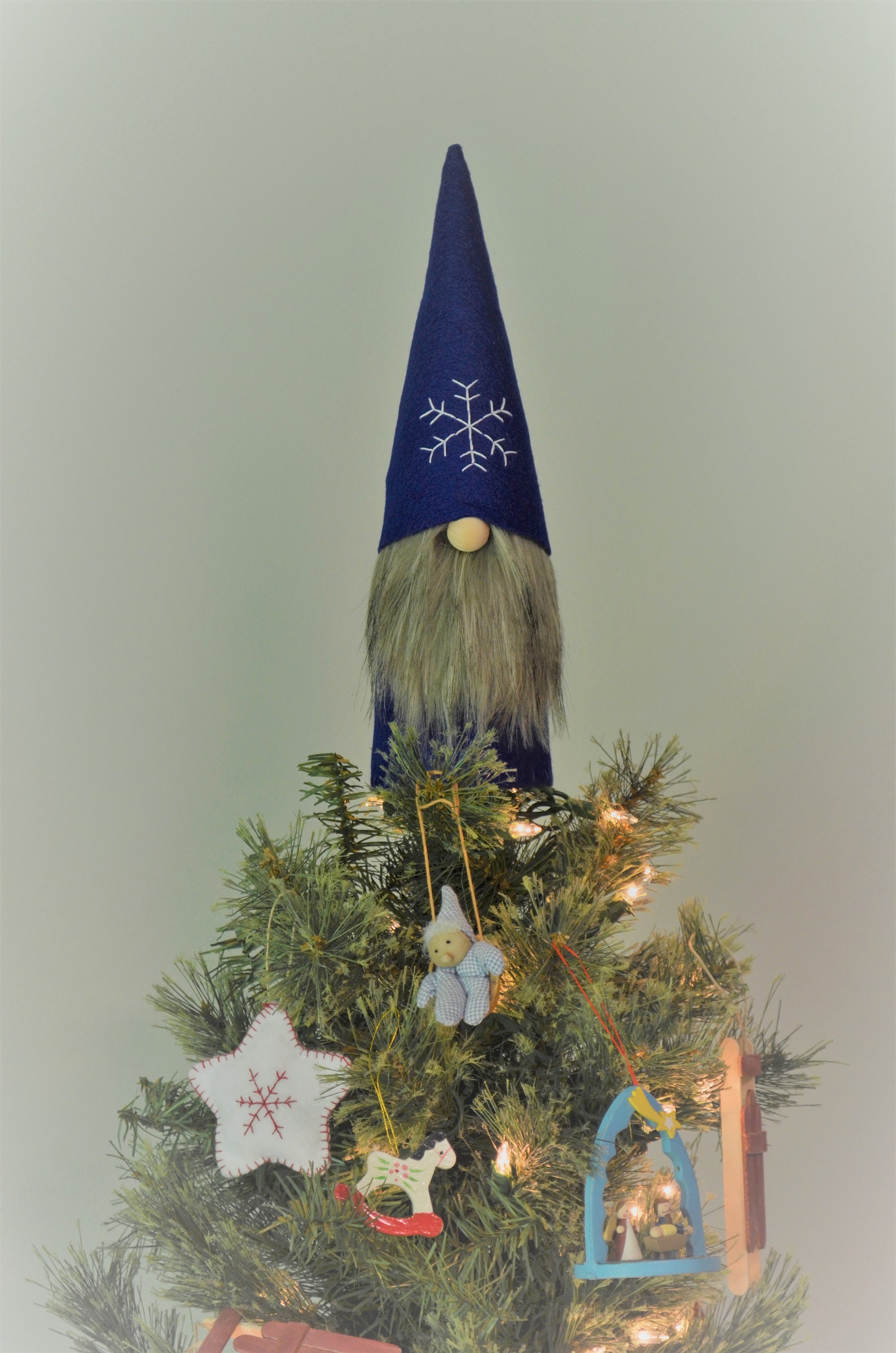Tree Topper Gnome Etsy