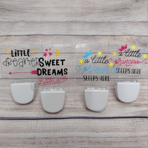 Nursery Night Light: Sweet Dreams, Prince/Princess Decor