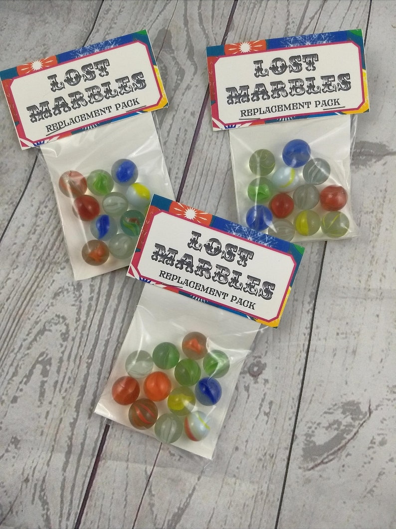 Lost Marbles Sticker Lost Marbles Replacement Pack Funny Gag Gift Stocking Stuffer - Etsy