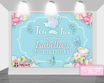 Tea party backdrop Etsy Tea party backdrop Etsy