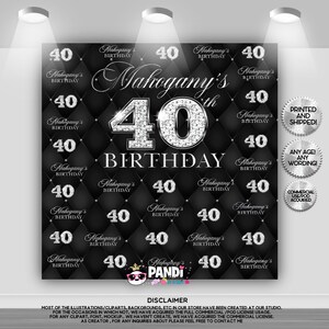 FREE Standard Shipping to the Us- Express Upgrade PRINTED /& SHIPPED Backdrop Step and Repeat Birthday Milestone Party Printed on Vinyl