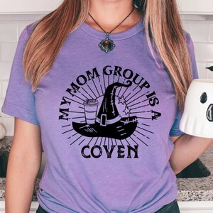 Mom Group T Shirt Custom T shirt Graphic T Shirt Halloween Shirt Mom Coven Shirts