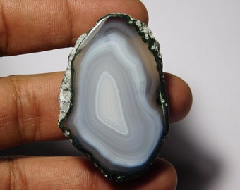 mm 40X32 Natural Agate Slice Cabochons Amazing Quality Agate Slice Gemstone Top Grade Hand Polished Agate Slice Loose Stone 70Cts.