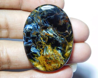 Pietersite Gemstone,Natural Pietersite Cabochon,Top Quality Pietersite loose stone 64Cts. mm 43X32 AAA Rare