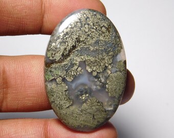 Gemstone Jewelry Loose Gemstone Natural Marcasite Oval Shape Smooth Cabochon Marcasite Cabochons C3949 AAA Quality 40x24.5x5 MM Size