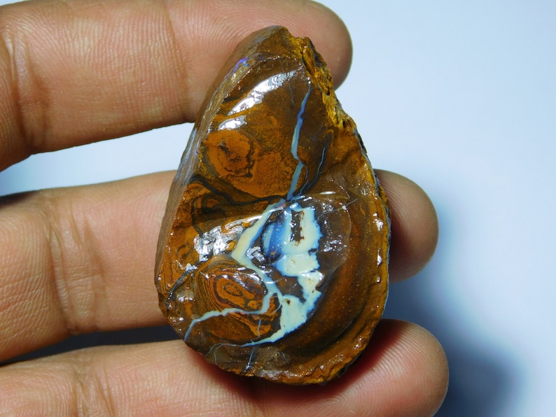 Natural Boulder Opal Gemstone Gorgeous Boulder Opal Cabochon Gemstone Excellent Quality Boulder Opal Loose stone 224Cts.