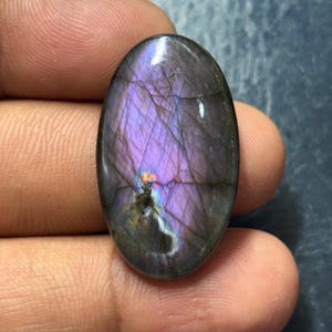 Amazing Quality Purple Labradorite Cabochons Labradorite Spectrolite Gemstone Natural Handmade Labradorite Loose Stone 33Cts. (33X19)mm.