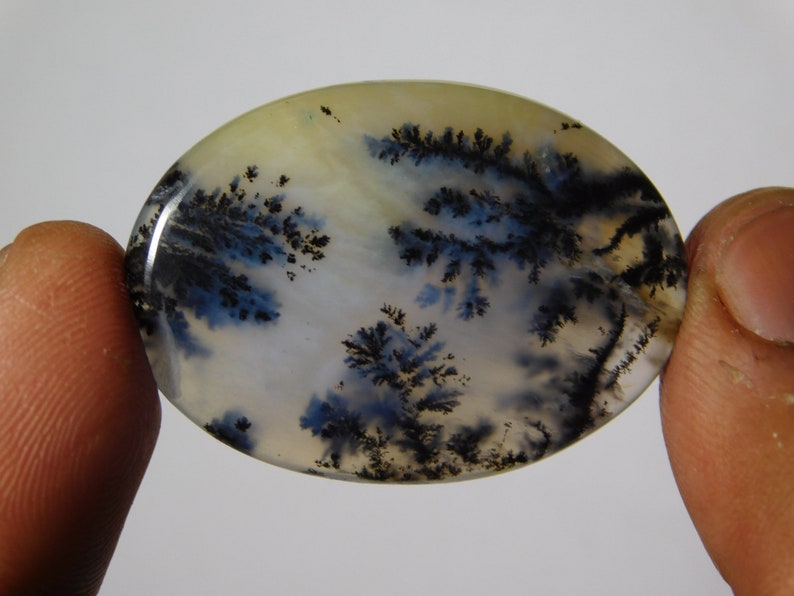Natural Dendritic moss agate Cabochons Top Quality Dendritic moss agate Loose Gemstone Dendritic moss agate semi precious 33cts. 35X25 MM