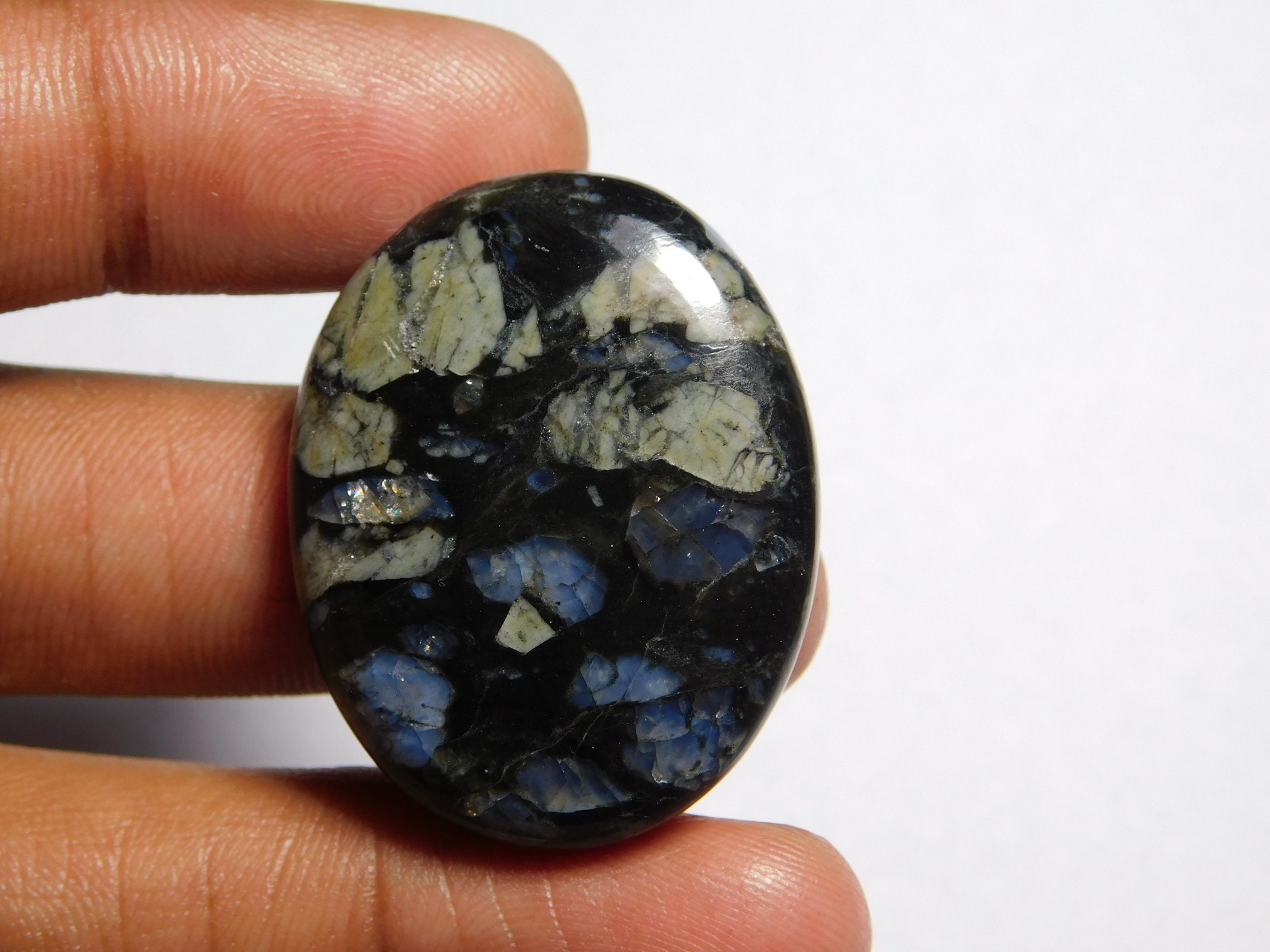 Natural Que Sera cabochon Que Sera Gemstone Top Quality Que Sera handmade Que Sera loose stone 55Cts.(33X26mm)