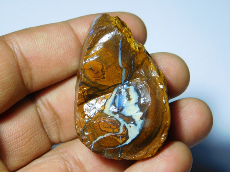 Natural Boulder Opal Gemstone Gorgeous Boulder Opal Cabochon Gemstone Excellent Quality Boulder Opal Loose stone 224Cts.