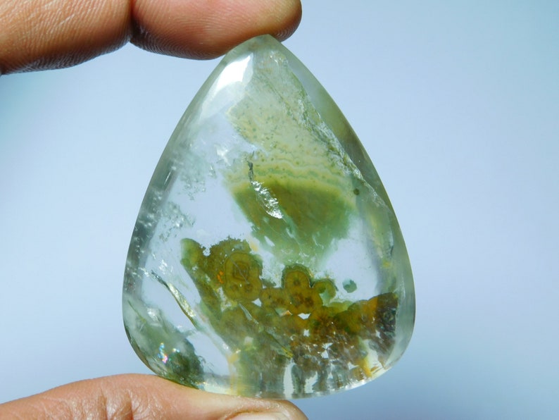 Amazing Garden Quartz Cabochons Natural Garden Quartz Gemstone Etsy