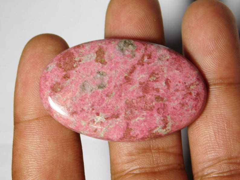 AAA Amazing Thulite Cabochon,Natural Thulite Gemstone,Top loose Thulite Gemstone 84Cts. 46X29 MM