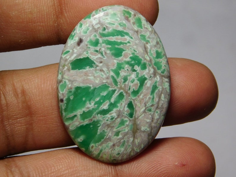 AAA Quality Variscite Gemstone,Variscite Cabochons,Variscite Loose stone,Variscite semi precious 42Cts. 39X28 MM