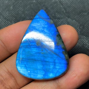 Labradorite Amazing Quality Cabochons Labradorite Spectrolite Gemstone Natural Handmade Labradorite Loose Stone   78Cts. (42X31)mm.