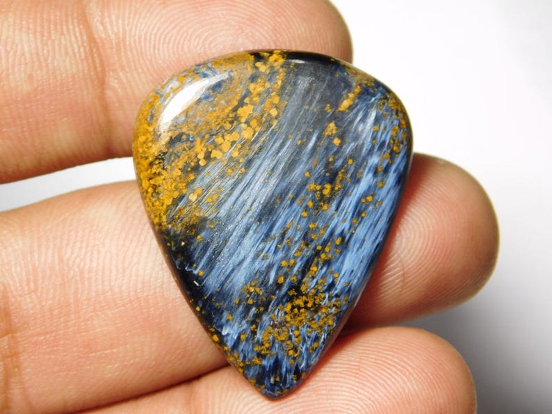 1 Piece Natural Pietersite Cabochon 16x24mm Oval Shape Cabs Genuine Pietersite Gemstones Cab Semi Precious Loose Stones Smooth Gems