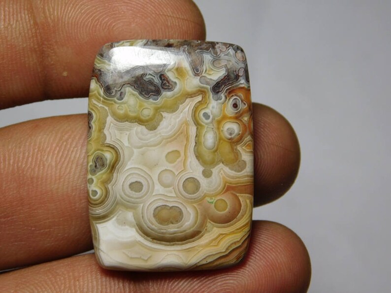mm Well Polished Crazy Lace Agate loose stone 37Cts. AAA+ Crazy Lace Agate Cabochons Natural Crazy Lace Agate Loose Gemstone 33X24