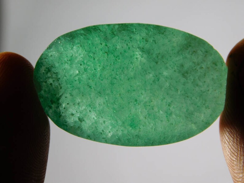 34X21 Green Strawberry Quartz Natural Druzy,Strawberry Quartz Cabochons,Top Quality Strawberry Quartz Loose Gemstone 53Cts. mm A++ Rare