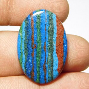 29X21 Rainbow Calsilica Gemstone,Rainbow Calsilica Cabochons,Rainbow Calsilica loose Gemstone 14Cts. MM Christmas sell 50/% off