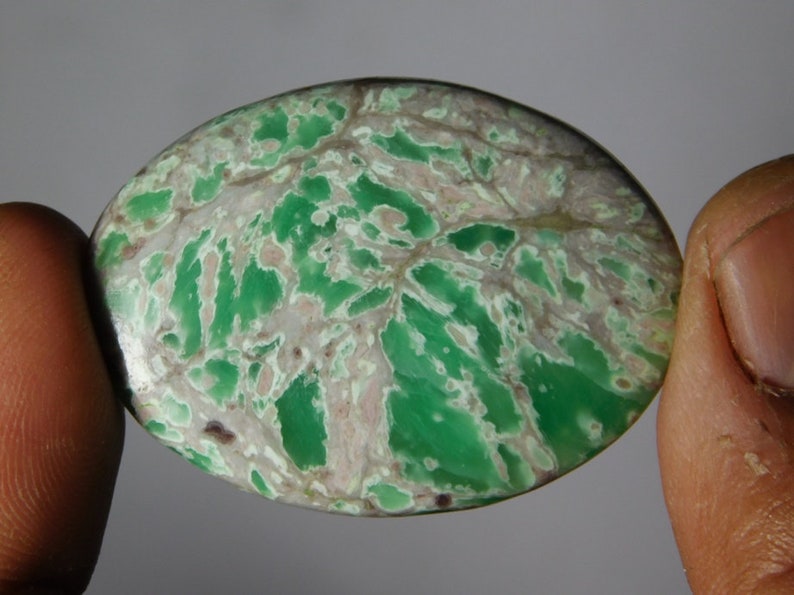 AAA Quality Variscite Gemstone,Variscite Cabochons,Variscite Loose stone,Variscite semi precious 42Cts. 39X28 MM
