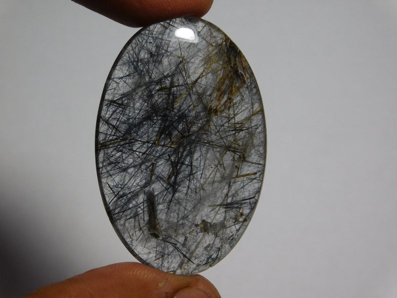 Copper rutile Gemstone Top quality handmade Copper Rutile Loose Gemstone 56Cts. mm Natural Copper Rutile Quartz Cabochons 43X29
