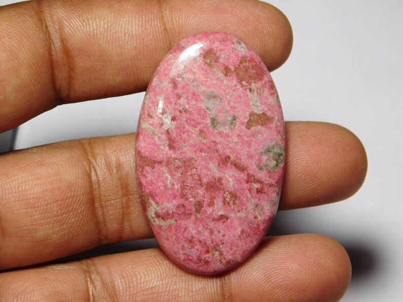 AAA Amazing Thulite Cabochon,Natural Thulite Gemstone,Top loose Thulite Gemstone 84Cts. 46X29 MM