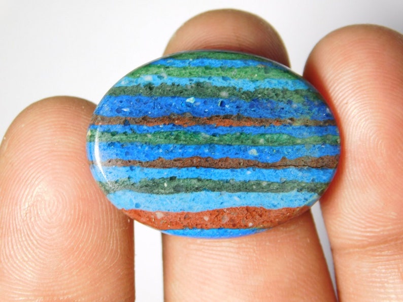 29X21 Rainbow Calsilica Gemstone,Rainbow Calsilica Cabochons,Rainbow Calsilica loose Gemstone 14Cts. MM Christmas sell 50/% off