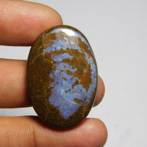 Natural Boulder Opal Gemstone Gorgeous Boulder Opal Cabochon Gemstone Excellent Quality Boulder Opal Loose stone 41Cts.34X23mm image 1