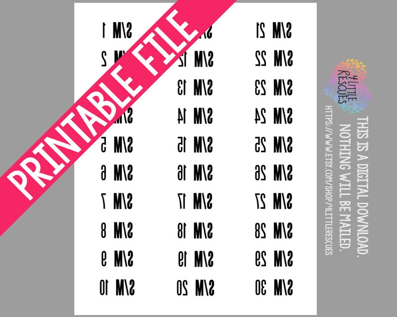 Labels Tc s 1 300 For Sm Reverse Mirror Image Forward Labels s Digital Download 1 500 For Os Leggings Stickers Tween Lxl Paper Party Supplies