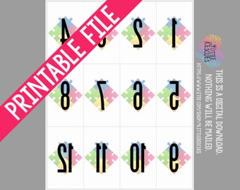 Printable: Forward AND Mirror Image reverse Backwards - Etsy