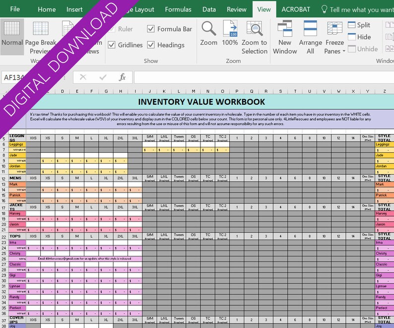 UPDATED 2019/2020 LLR Tax Assitant Excel Spreadsheet for
