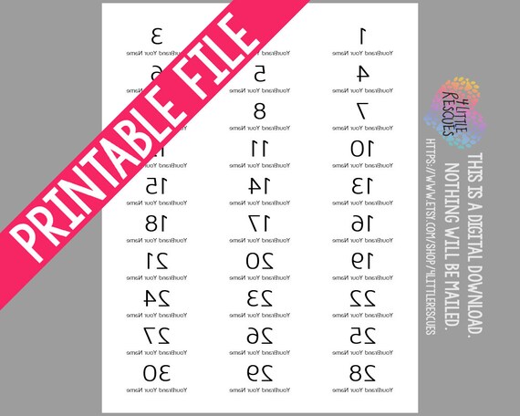 mirror image tags backwards inventory cards 20 per page pdf printable pink crown live jewelry sales reverse forward numbers 1 1000 labels paper party supplies ichigenn nishifunabashi com