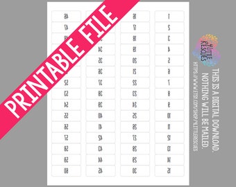reverse numbers etsy
