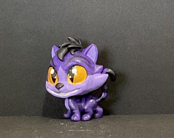 Custom Hand-Painted Unique LPS Black and Purple – "Purple' Cheshire Cat