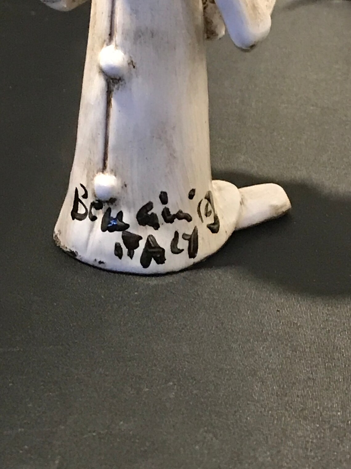 Vintage BENCINI Italy Art Sculpture Signed Figurine Heart Etsy