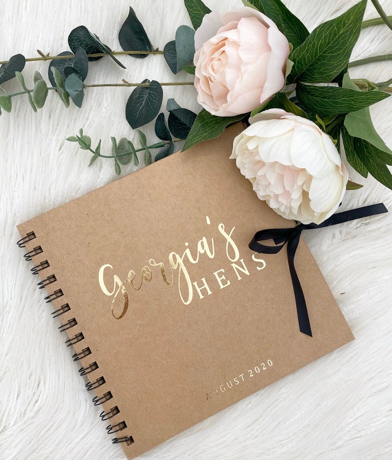 Custom Foil Scrapbook Notebook Spiral Bound Photo Album Etsy