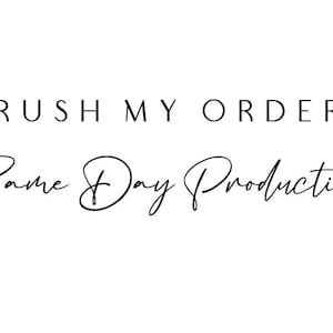 Ordine prioritario + SERVIZIO RUSH