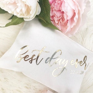 Personalized Monogram Makeup Bag - Cursive Script CUSTOM NAME Teal Blush Pink Gray Black Make Up Bag - Best Friend Gift, Bridesmaid Gift