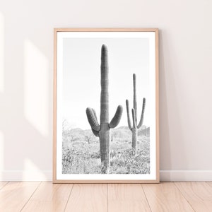 Saguaro Desert Cactus, Digital Print, SouthWest Decor, Mexican Wall Art, Desert Plant, Mexico, Digital Download, Printable Poster