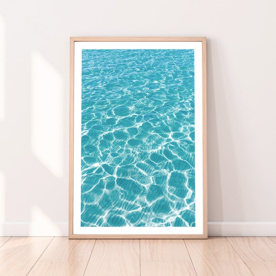 Water Reflection Soothing, Digital Print, Water Art Print, Waves, Calming Art, Relaxation, Meditation