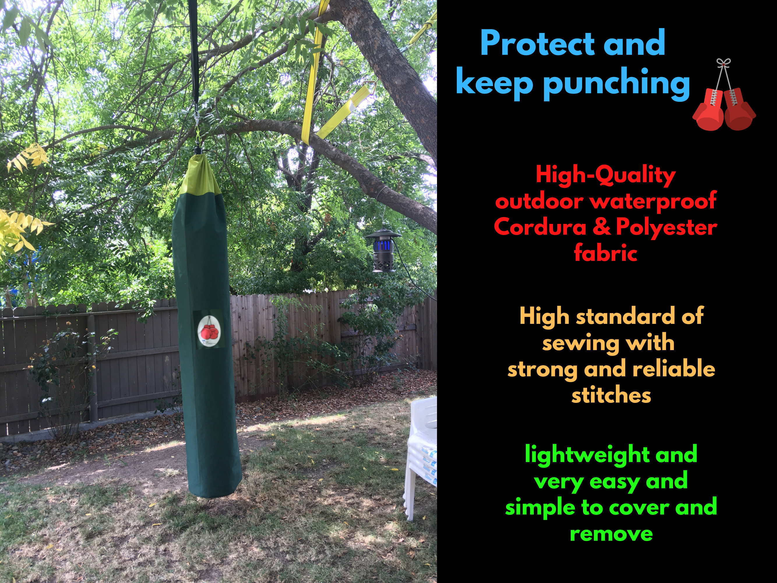 Waterproof Outdoor Waterproof Punching Bag Cover Punching Bag