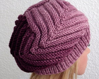 Knitting pattern hat Claudia