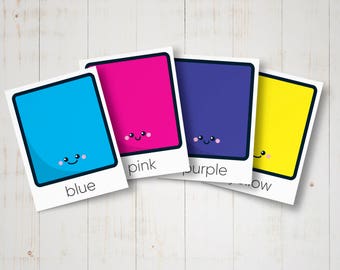 Color flash cards for kids, Preschool learning printables flash cards, Early learning resources, Kids flash cards, Learning color cards