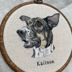 pet portrait, embroidery pet portrait, embroidery portrait, hand embroidery, pet painting, pet loss, family pet