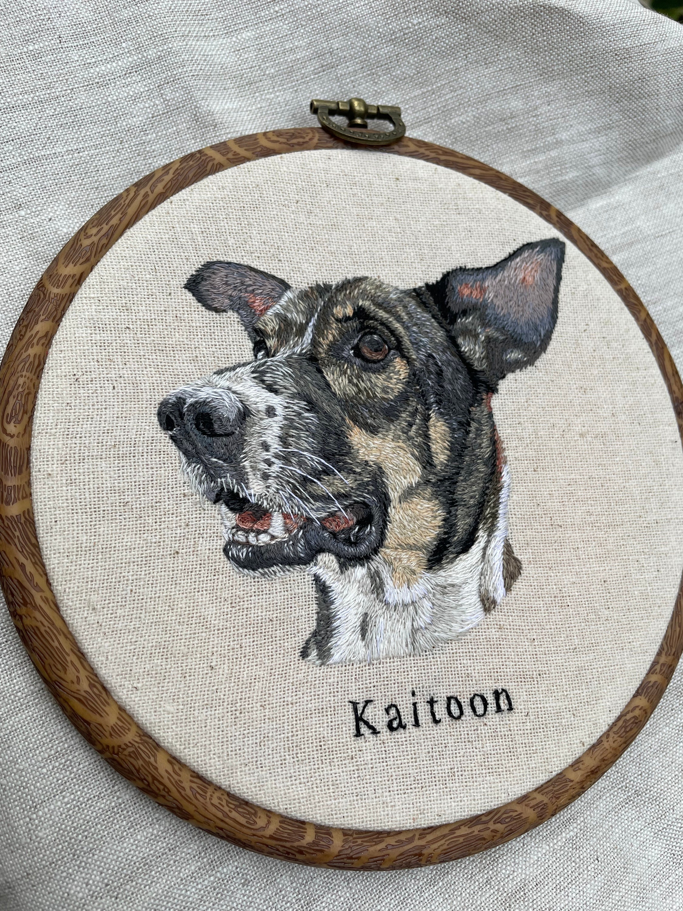 6inch Pet Embroidery Portrait - Etsy 6inch Pet Embroidery Portrait - Etsy