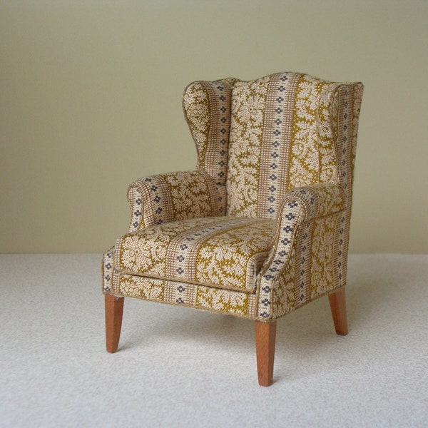 One Inch scale Wing Chair Kit