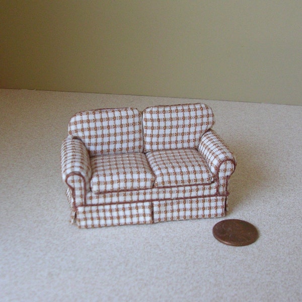 Half Inch Scale Kit Modern loveseat