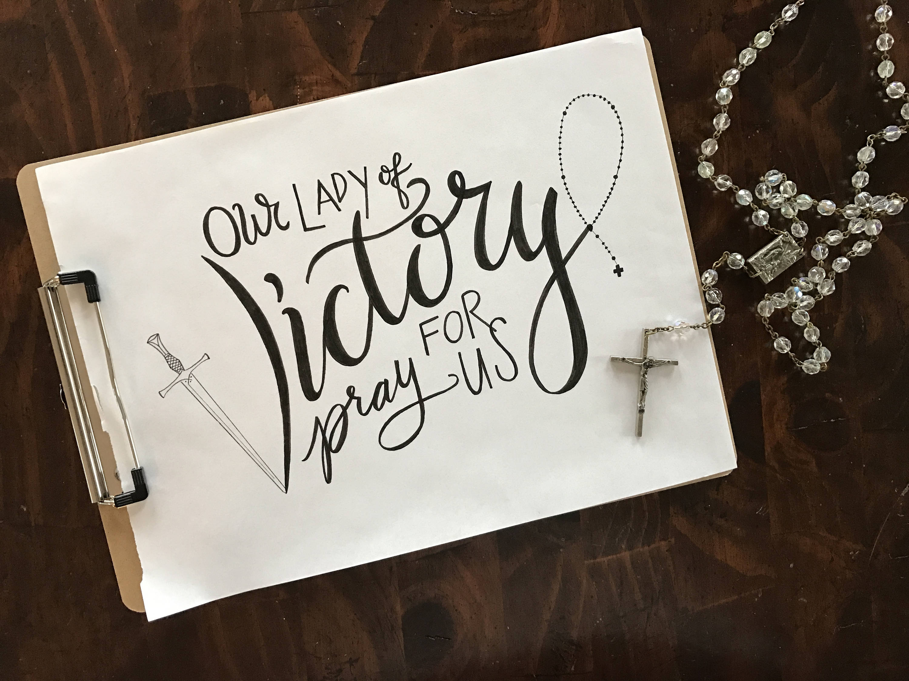 Our Lady of Victory Downloadable File Etsy